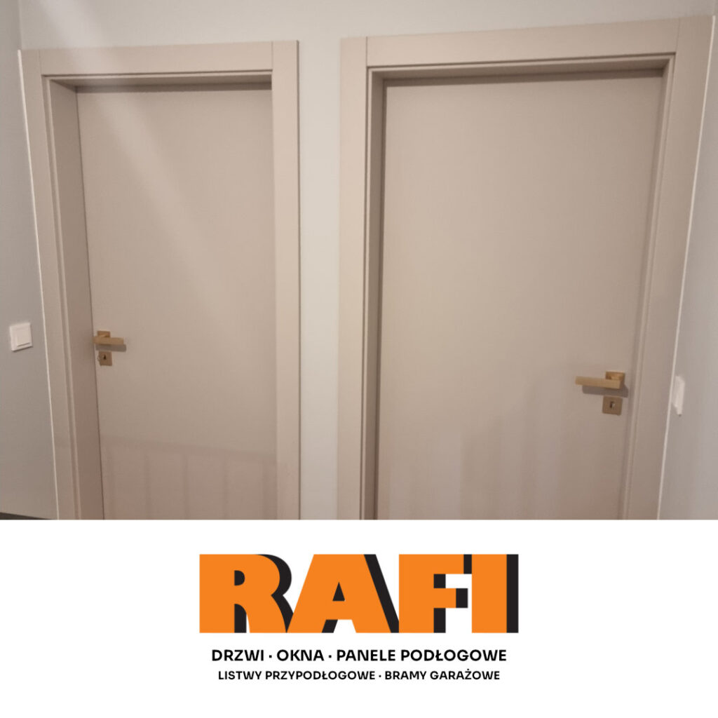 Drzwi bezprzylgowe marki Vasco w kolorze Cashmere