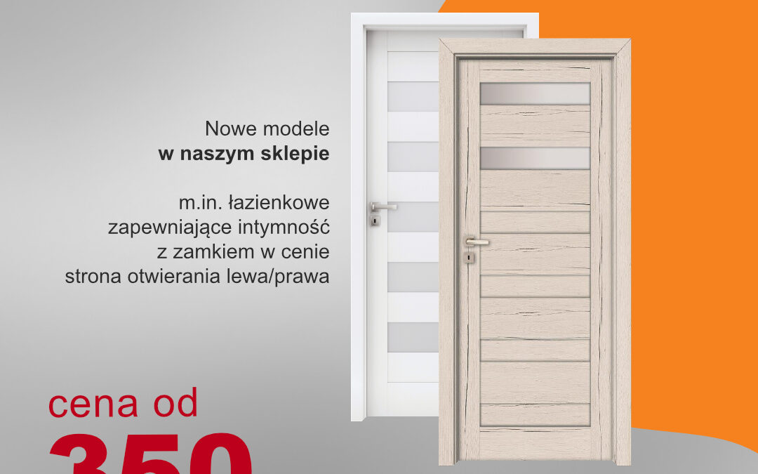 Nowe drzwi wewnętrzne w naszym sklepie w Lublińcu